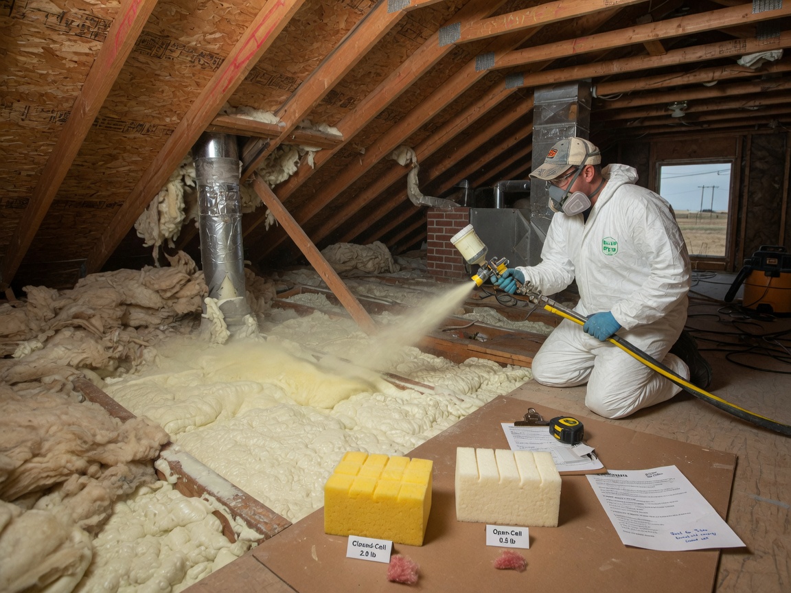 spray foam insulation in Sand Springs